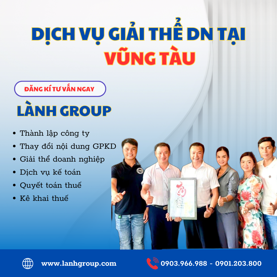 Dịch vụ giải thể doanh nghiệp tại Vũng Tàu