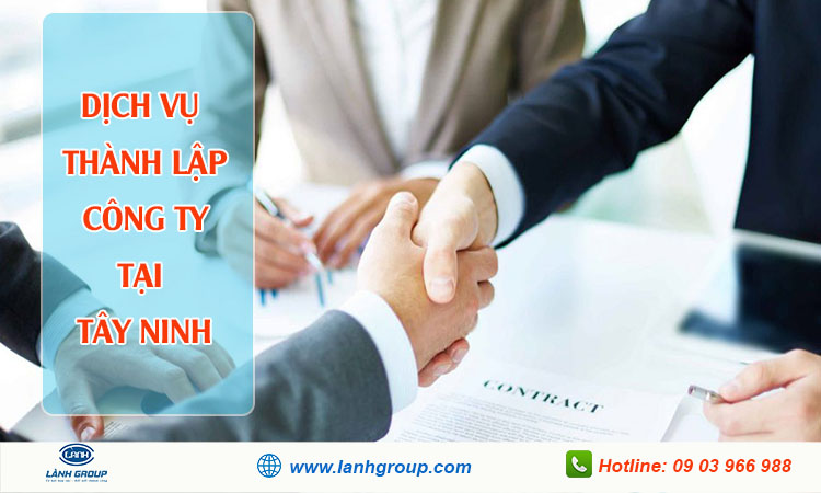 Thành lập công ty tại Tây Ninh