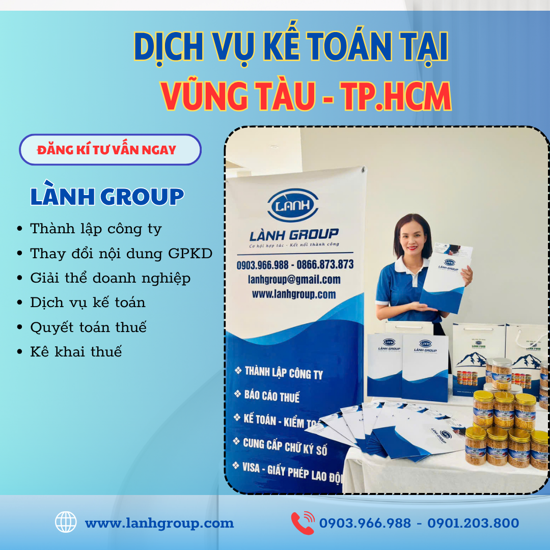 Dịch Vụ Kế Toán Chuyên Nghiệp Tại Phường Vũng Tàu, TP Hồ Chí Minh – Lành Group