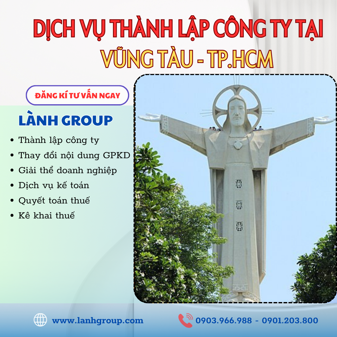 Dịch Vụ Thành Lập Công Ty Tại Phường Vũng Tàu, TP.HCM – Lành Group