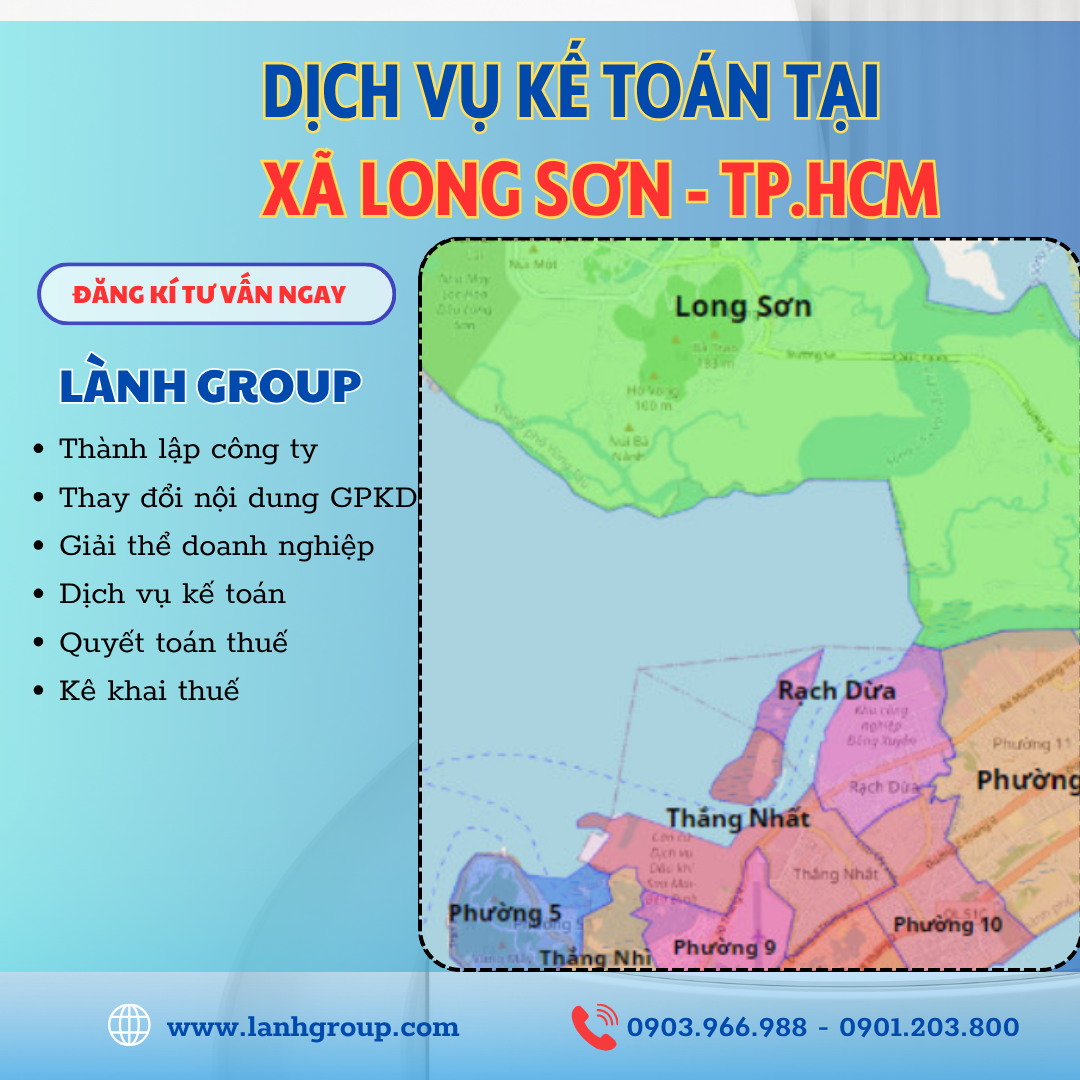Dịch Vụ Kế Toán Tại Xã Long Sơn, TP Hồ Chí Minh – Lành Group Đồng Hành Cùng Doanh Nghiệp Phát Triển