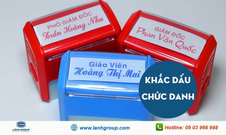 Khắc dấu chức danh