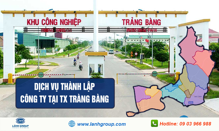 Thành lập công ty tại thị xã Trảng Bàng